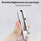 Titanium Belt Keychain: End the Nightmare of Lost Key