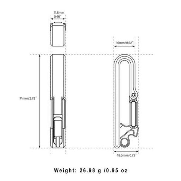 Titanium Belt Keychain: End the Nightmare of Lost Key