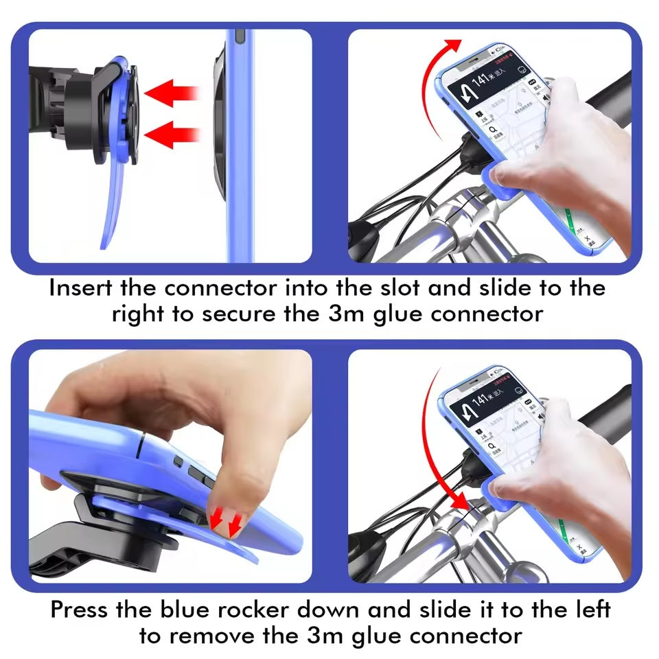 Anti-Shake Bike Cell Phone Holder