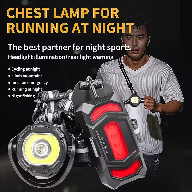Running Belt Light Night Sports Rechargeable